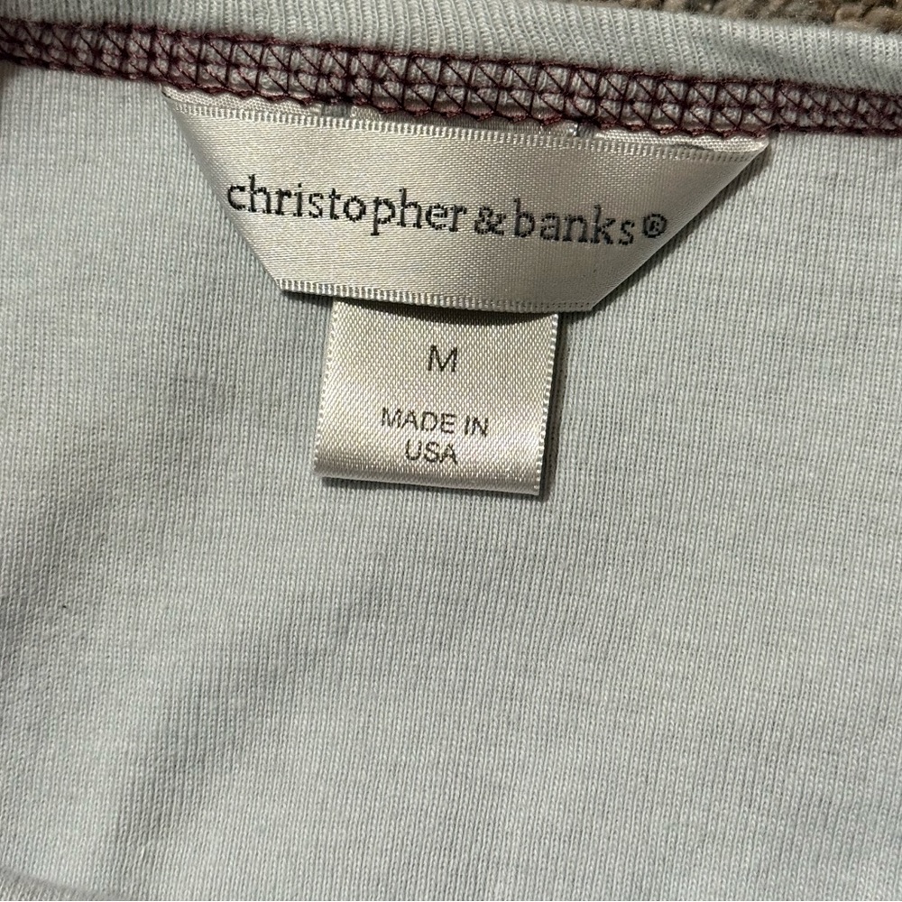 Christopher & Banks Pink Floral Long Sleeve Top - Picture 7 of 7
